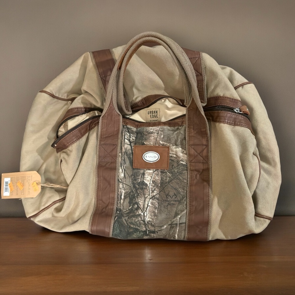 Urban Edge Canvas Camouflage Travel Duffle Bag- NEW - D45